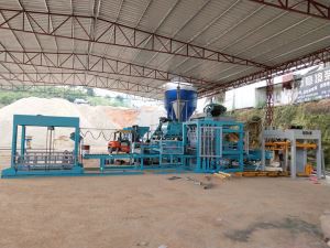 Machine de fabrication de briques en blocs